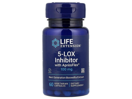 5-LOX Inhibitor with AprèsFlex®, 100мг Life Extension (60 вег капсул)