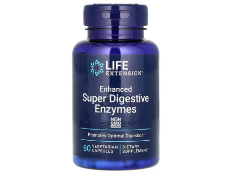 Enhanced Super Digestive Enzymes Life Extension (60 вег капсул)