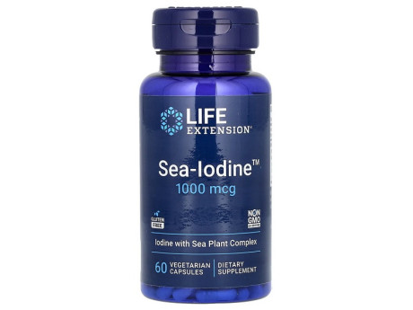 Sea-Iodine™ 1000мкг Life Extension (60 вег капсул)