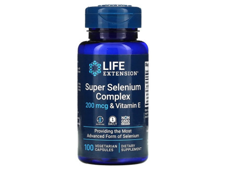 Super Selenium Complex 200мкг Life Extension (100 вег капсул)