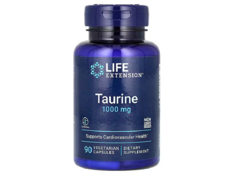 Taurine 1000мг Life Extension (90 вег капсул)