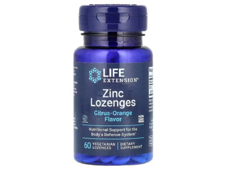 Zinc Lozenges Life Extension (60 вег таблеток)