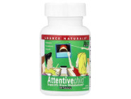 ATTENTIVE CHILD TABS Source Naturals (60 таблеток)