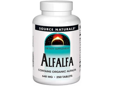 ALFALFA 10 GRAIN 648мг Source Naturals (250 таблеток)