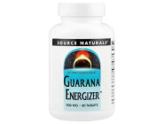 GUARANA ENERGIZER 900мг Source Naturals (60 таблеток)