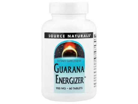 GUARANA ENERGIZER 900мг Source Naturals (60 таблеток)