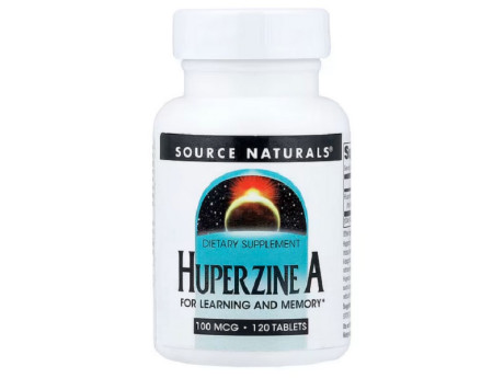HUPERZINE A 100мкг Source Naturals (120 таблеток)