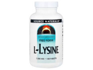 L-LYSINE 1000мг Source Naturals (100 таблеток)