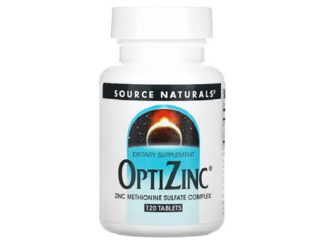 OPTIZINC Source Naturals (120 таблеток)