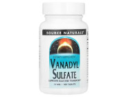 VANADYL SULFATE 10мг Source Naturals (100 таблеток)