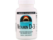 VITAMIN D-3 2000 IU Source Naturals (200 таблеток)