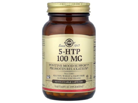 5-HTP TRYPTOPHAN Solgar (90 капсул)