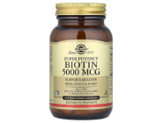 BIOTIN 5000мкг Solgar (50 вег капсул)