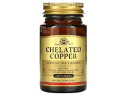 CHELATED COPPER Solgar (100 таблеток)