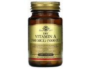 Dry Vitamin A 1500мкг Solgar (100 таблеток)