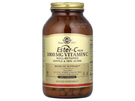 Ester-C Plus Vitamin C 1000мг Solgar (180 таблеток)