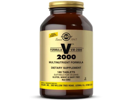 FORMULA VM-2000 Solgar (180 таблеток)