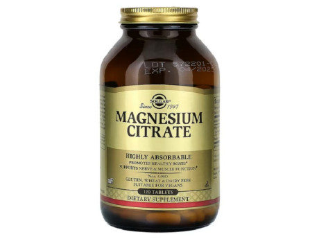 MAGNESIUM CITRATE Solgar