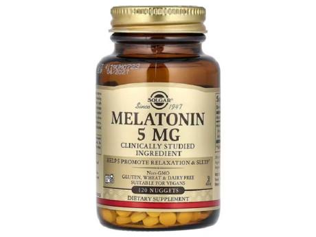 Melatonin 5мг Solgar (120 таблеток)