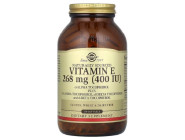 Vitamin E 400 IU (d-Alpha Tocopherol) Solgar (250 капсул)