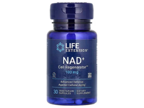 NAD+ Cell Regenerator 100мг Life Extension (30 вег капсул)