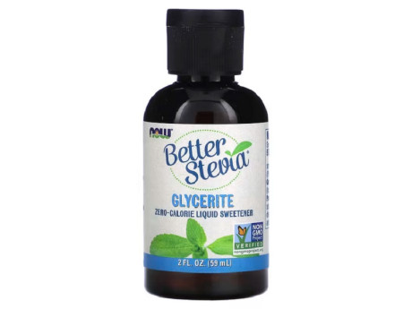 Better Stevia Glycerite Now Foods (59 мл)