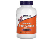 Beef Gelatin 550мг Now Foods (200 капсул)