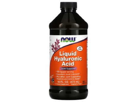 Liquid Hyaluronic Acid Now Foods (473 мл)