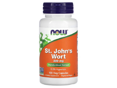 ST. John's Wort 300мг Now Foods (100 вег капсул)