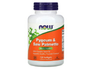 Pygeum & Saw Palmetto 25/80мг Now Foods (120 капсул)