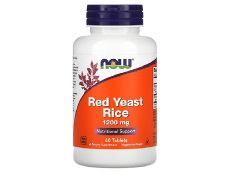 Red Yeast Rice Extract 1200мг Now Foods (60 таблеток)