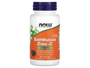 Sambucus Zinc-C Now Foods (60 таблеток)