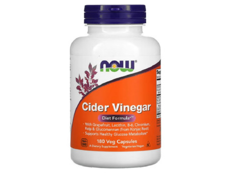 Cider Vinegar Now Foods (180 вег капсул)
