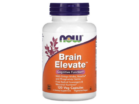 Brain Elevate Formula Now Foods (120 вег капсул)