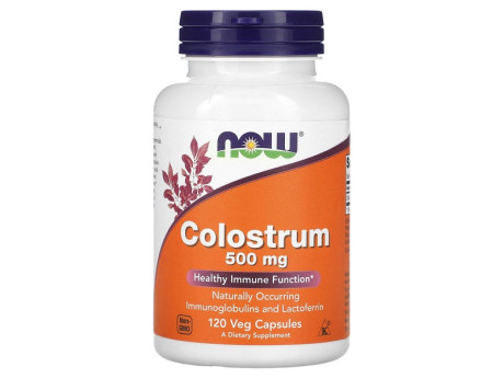 Colostrum 500мг Now Foods (120 вег капсул)