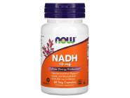 NADH 10мг With 200мг Ribose Now Foods (60 вег капсул)