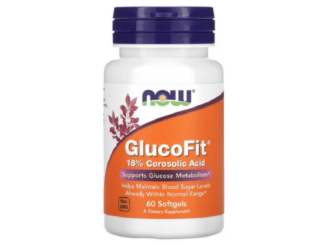 Glucofit Now Foods (60 капсул)