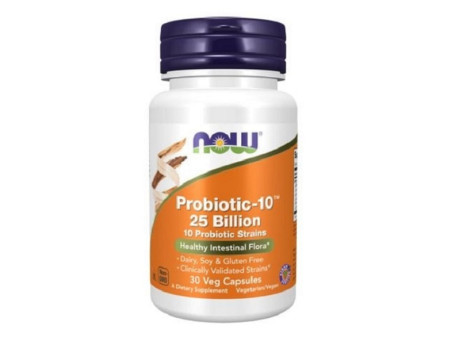 Probiotic-10 25 Billion NOW Foods (30 вег капсул)