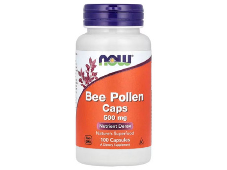 Bee Pollen 500мг Now Foods (100 капсул)