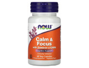 Calm & Focus with Zembrin & GABA Now Foods (60 вег капсул)