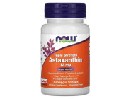 Astaxanthin 12мг Triple Strength Now Foods (60 вег капсул)
