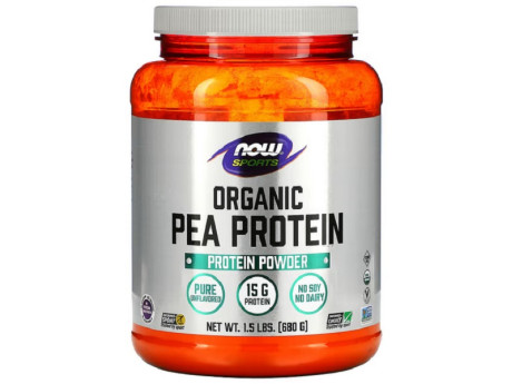 Organic Pea Protein Now Foods (680 грамів)