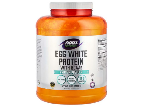 Egg White Powfer Now Foods 2.268кг