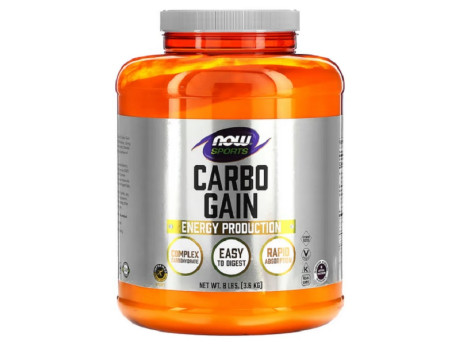 Carbo Gain Now Foods 3.6кг