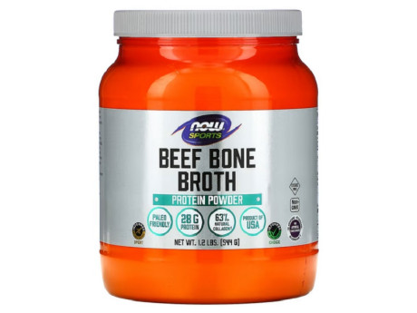 Beef Bone Broth Powder Now Foods (544 грамів)
