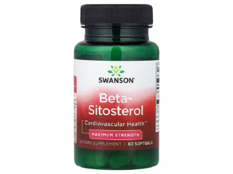 Beta-Sitosterol 160мг Swanson (60 капсул)