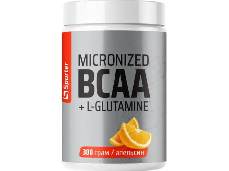 Micronized BCAA + L-Glutamine Sporter (300 грамм)