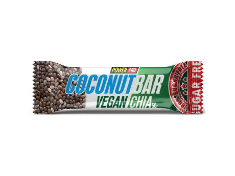 Батончик Coconut bar Vegan Chia Power Pro (50 грамм)