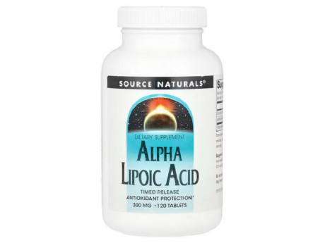 Alpha Lipoic Acid 200мг Source Naturals (120 таблеток)