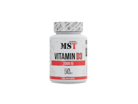 Vitamins D3 2000 IU MST (120 капсул)